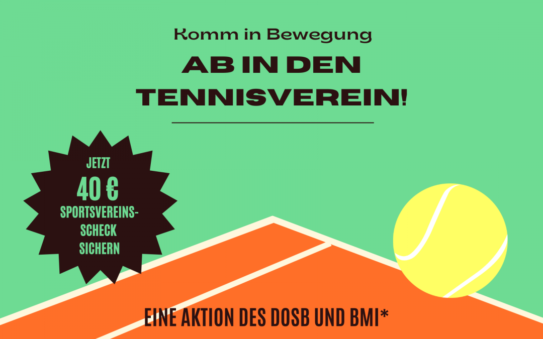 40 Euro Vereinsgutschein sichern! Aktion des DOSB und BMI