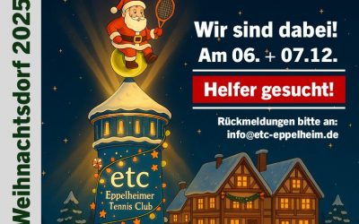 Wir sind beim Weihnachtsdorf dabei