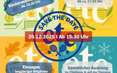 Weihnachtstennis und Jahresabschlussfeier